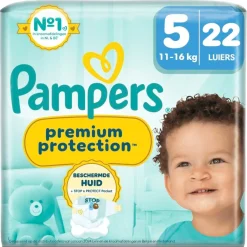 Pampers Premium Protection Maat 5 Luiers< Luiers Maat 5