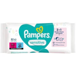 Sensitive 0% Plastic Babydoekjes|Pampers Best