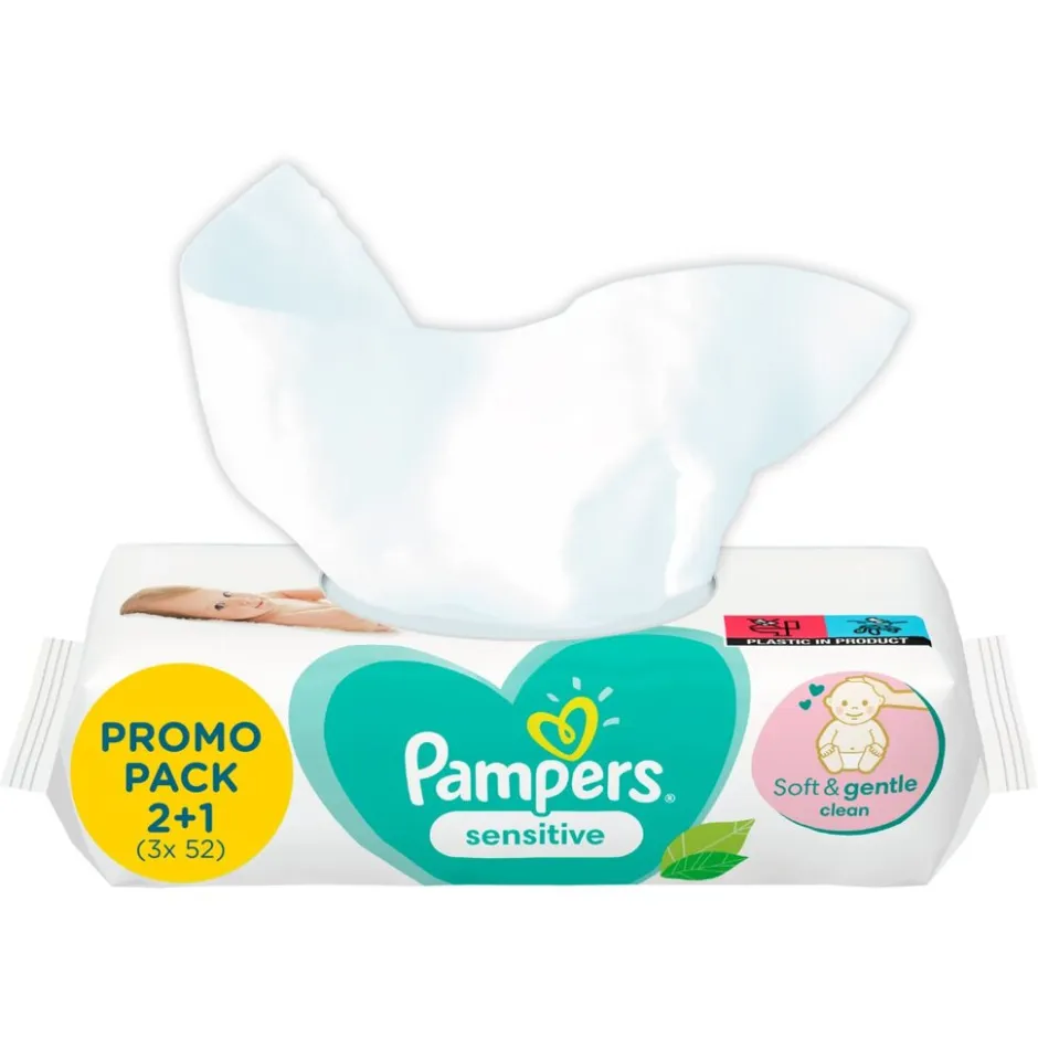 Pampers Sensitive Billendoekjes< Billendoekjes