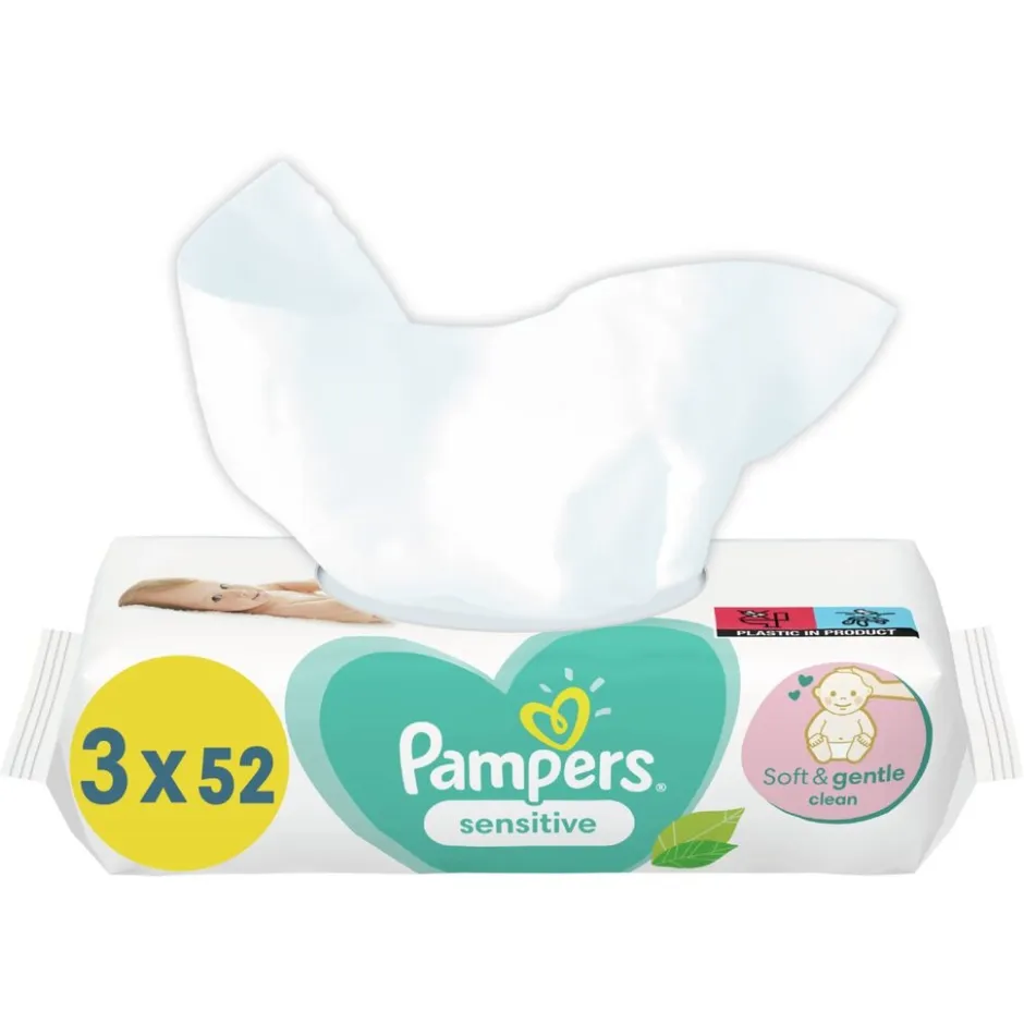 Pampers Sensitive Billendoekjes< Billendoekjes