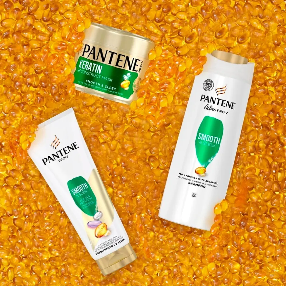 Pantene Active Nutri-Plex Pro-V Glad & Zijdezacht Shampoo< Shampoo