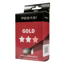 Pegasi 2 ster pingpong ballen 6st.< Tafeltennisballetjes
