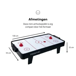 Pegasi airhockeytafel Mini< Airhockey