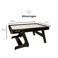 Pegasi airhockeytafel Tornado inklapbaar< Airhockey
