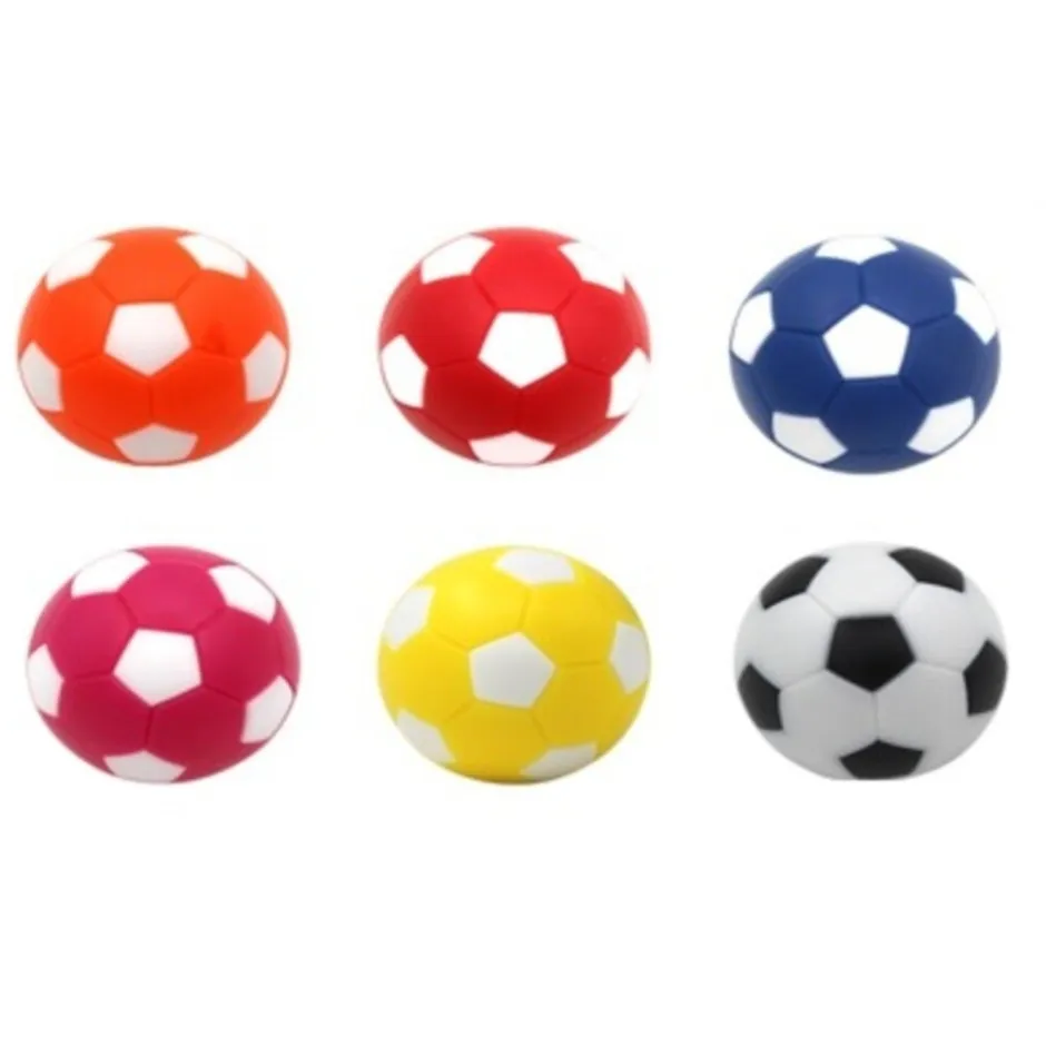 Tafelvoetbal balletjes Multi-color per 6st.|Pegasi