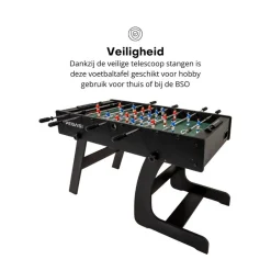 Pegasi Voetbaltafel Foldy Inklapbaar< Tafelvoetbal