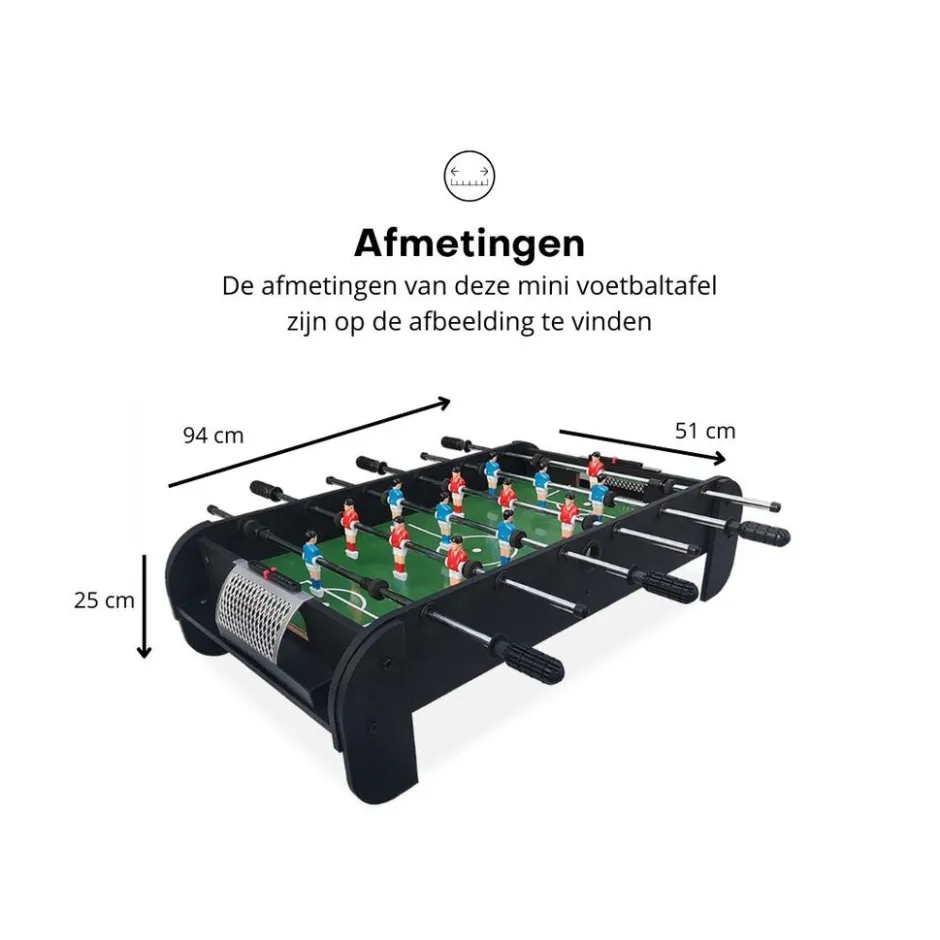 Pegasi Voetbaltafel Mini XL< Tafelvoetbal