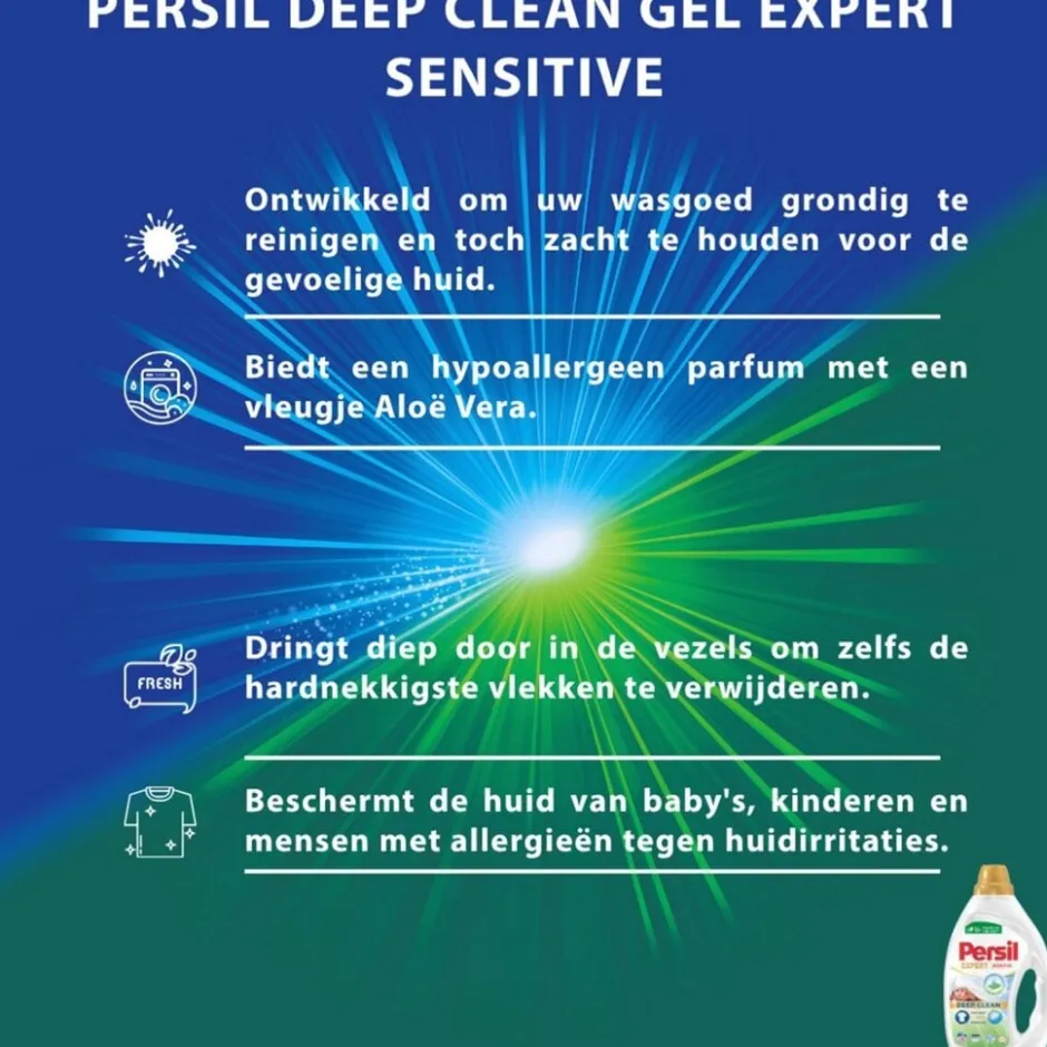 Persil Expert Sensitive Vloeibaar Wasmiddel< Wasmiddel