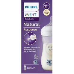 Philips Avent Natural Response SCY903/67 1m+ Koala Babyfles met Natuurlijke Zuigreflex Flesspeen< Babyflesjes