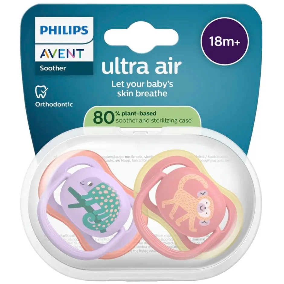Philips Avent Soother Air 18M+ SCF349/47 fopspeen< Fopspenen