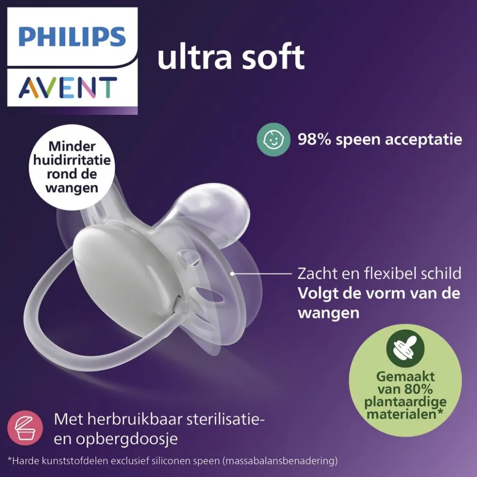 Ultra Soft SCF091/37 Fopspeen|Philips Avent Sale