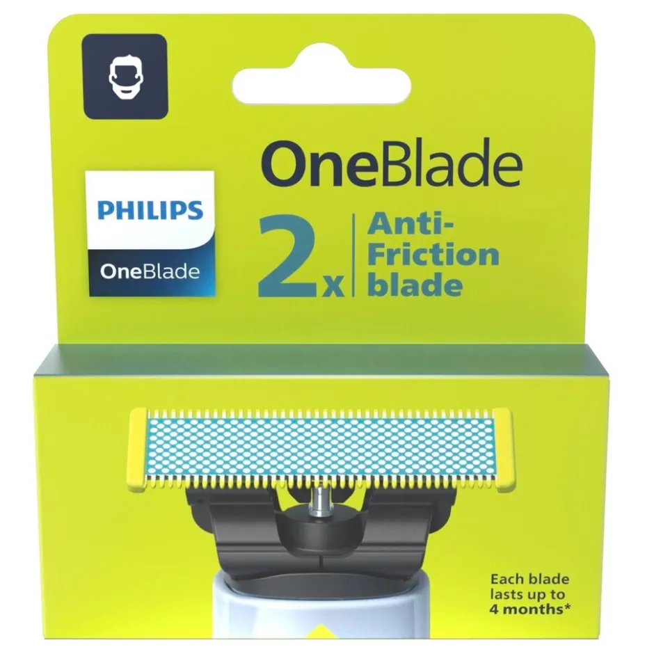 Philips OneBlade Anti-Friction Blade QP225/50 Navulmesjes<Heren Scheermesjes