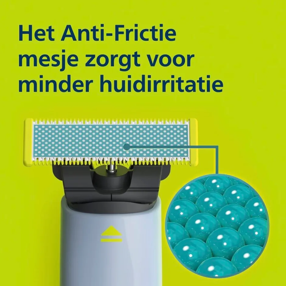 Philips OneBlade Anti-Friction Blade QP225/50 Navulmesjes<Heren Scheermesjes