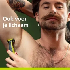 OneBlade Face+Body QP2834/23 Trimmer, Scheerapparaat en Styler|Philips New