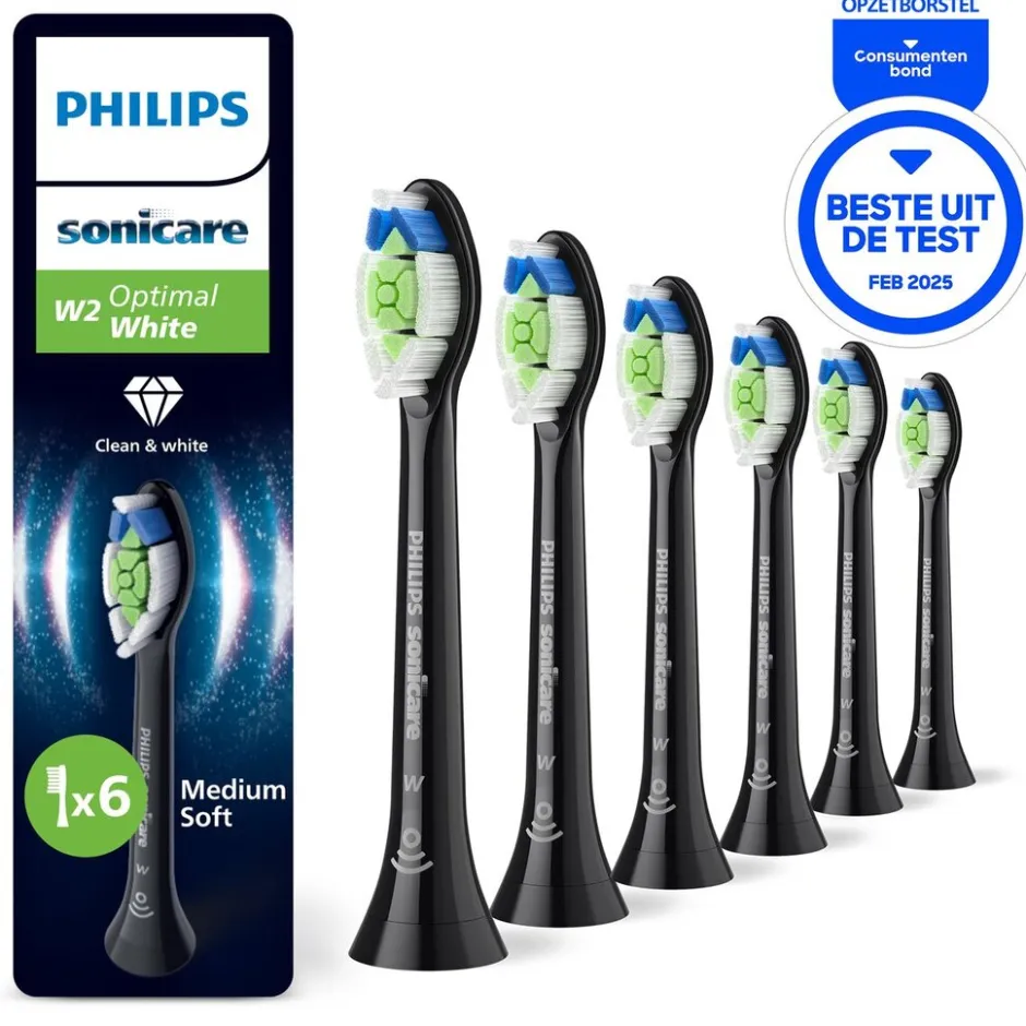 Sonicare Optimal White HX6066/88 Opzetborstels|Philips Clearance