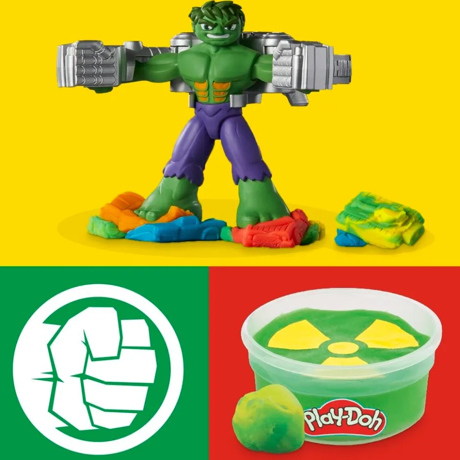 Play-Doh Hulk Smash And Squish Playset< Knutselen