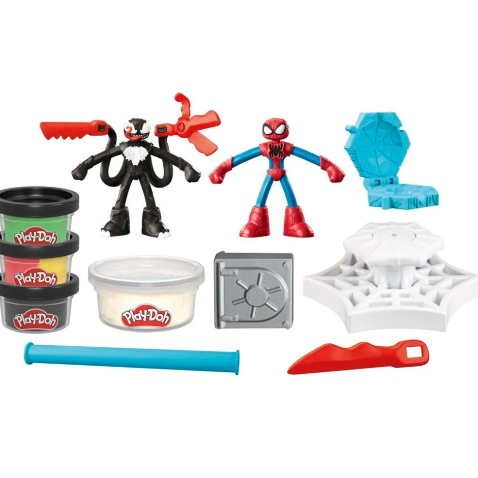 Marvel Spider-Man Launch & Slice Battle Kleiset|Play-Doh