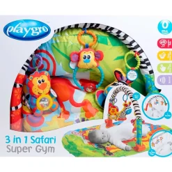 Playgro 3-In-1 Safari Super Babygym< Interactief Speelgoed