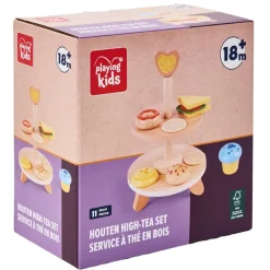 Playing Kids Houten High-Tea Set< Houten Keukens En Winkels
