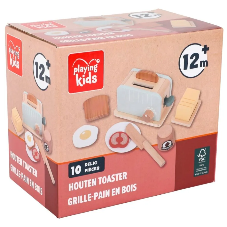 Houten Toaster|Playing Kids Hot