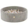 Plushnest ronde ballenbak voor kinderen en baby's met 200 kleurrijke ballen< Ballenbakken