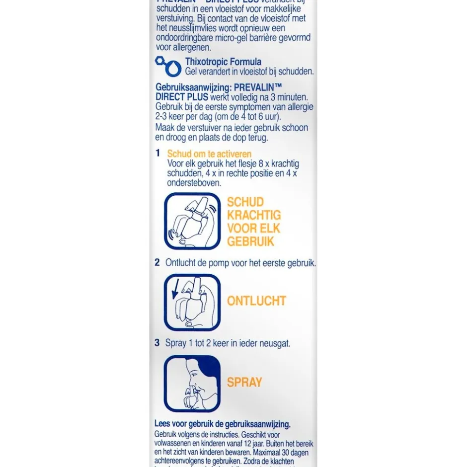 Prevalin Direct Plus< Allergische Reacties