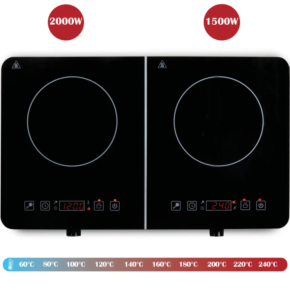 PRIMO PR303IKP Dubbele Inductiekookplaat| Outlet
