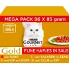 Purina Gold Fijne Hapjes in Saus Kattenvoer|Gourmet Online