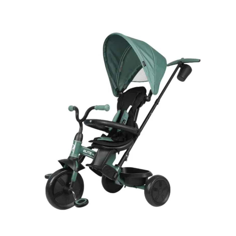 Qplay Elite Platinum 6 in 1 Driewieler Met Duwstang|