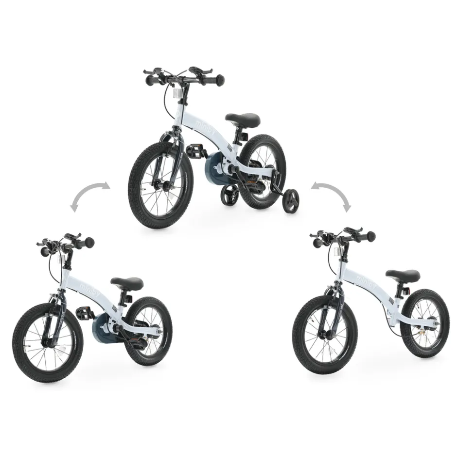 Qplay Miniby 3-in-1 kinderfiets – Blauw< Fietsen En Rijden