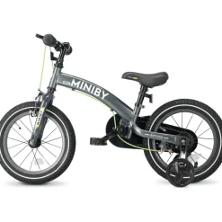 Qplay Miniby 3-in-1 kinderfiets – Grijs|