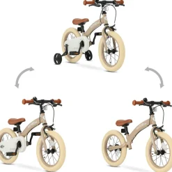 Qplay Miniby Kinderfiets 12 Inch 3 in 1 Loopfiets< Fietsen En Rijden