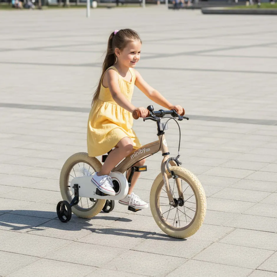 Qplay Miniby Kinderfiets 12 Inch 3 in 1 Loopfiets< Fietsen En Rijden