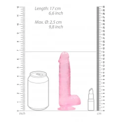 Real Rock Crystal Clear Dildo< Seksspeeltjes