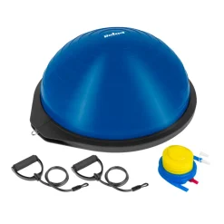 Halfbalansbal balanstrainer met weerstandsbanden en pomp|Rebel Active Hot