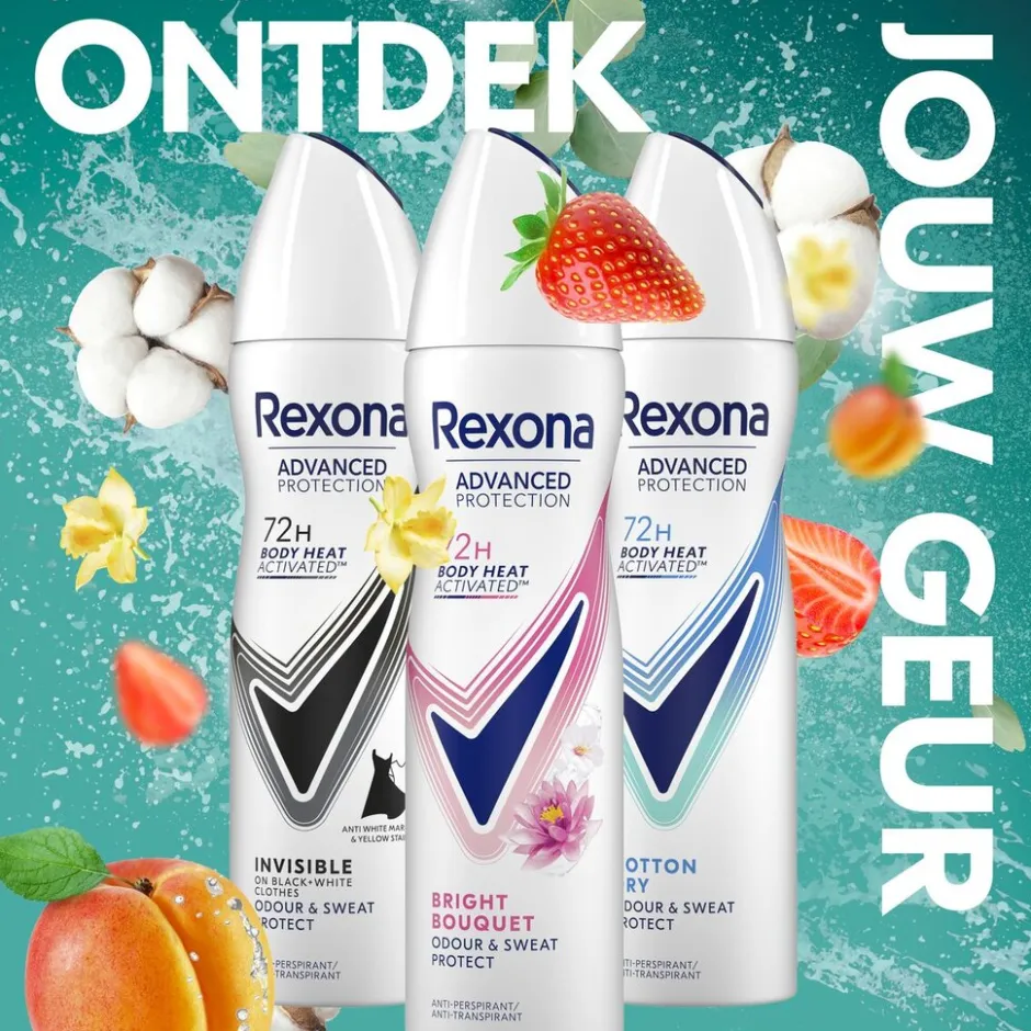 Rexona Advanced Protection Bright Bouquet 72H Antitranspirant Spray< Deospray