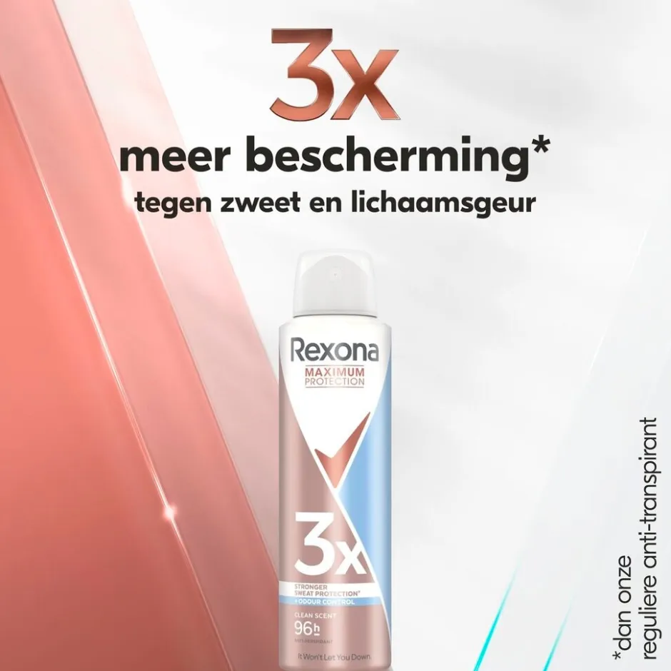 Maximum Protection Clean Scent Antitranspirant Spray|Rexona Discount