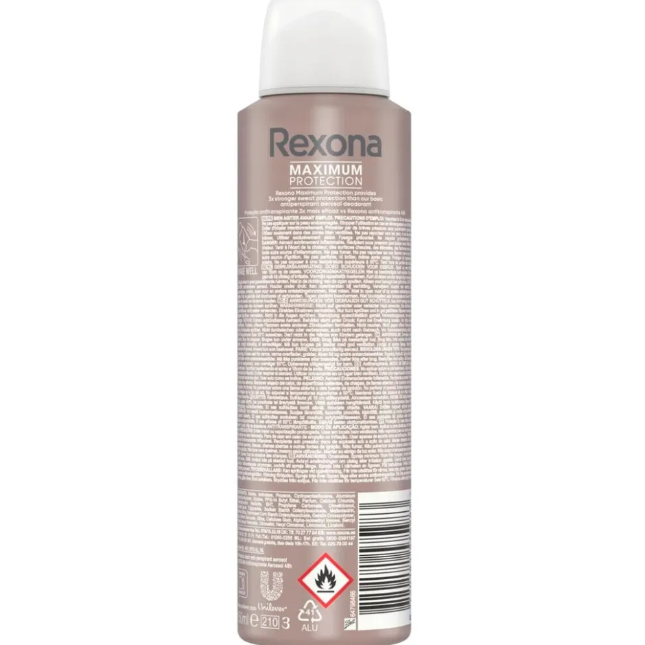Maximum Protection Clean Scent Antitranspirant Spray|Rexona Discount