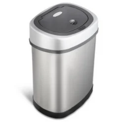 Rijoka Prullenbak met Sensor 12 Liter RVS Soft Close Vingerafdrukvrij| Clearance