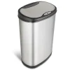 Rijoka Prullenbak Sensor Dubbel 50 Liter RVS Soft Close Vingerafdrukvrij| Best