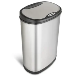 Rijoka Prullenbak Sensor Dubbel 50 Liter RVS Soft Close Vingerafdrukvrij| Best