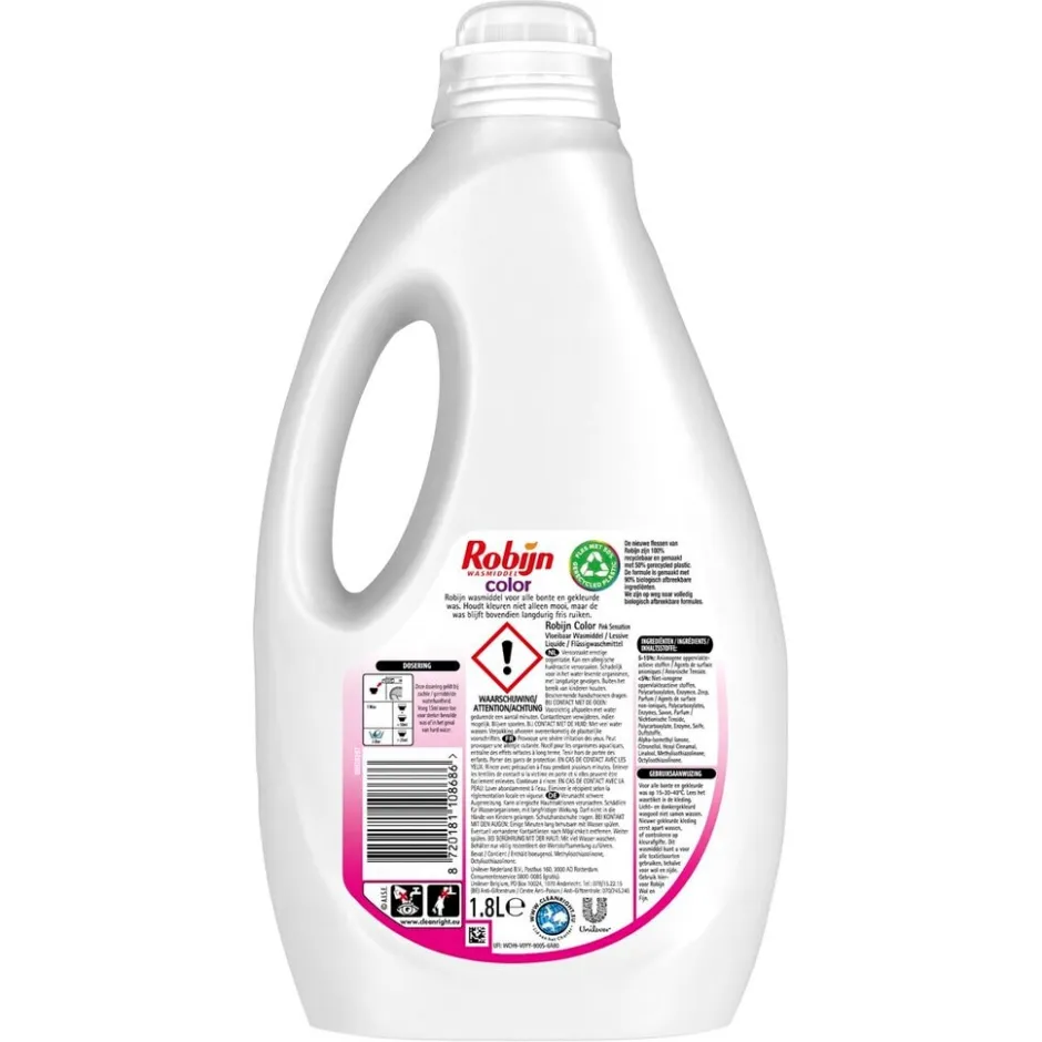 Robijn Color Pink Sensation Vloeibaar Wasmiddel< Wasmiddel
