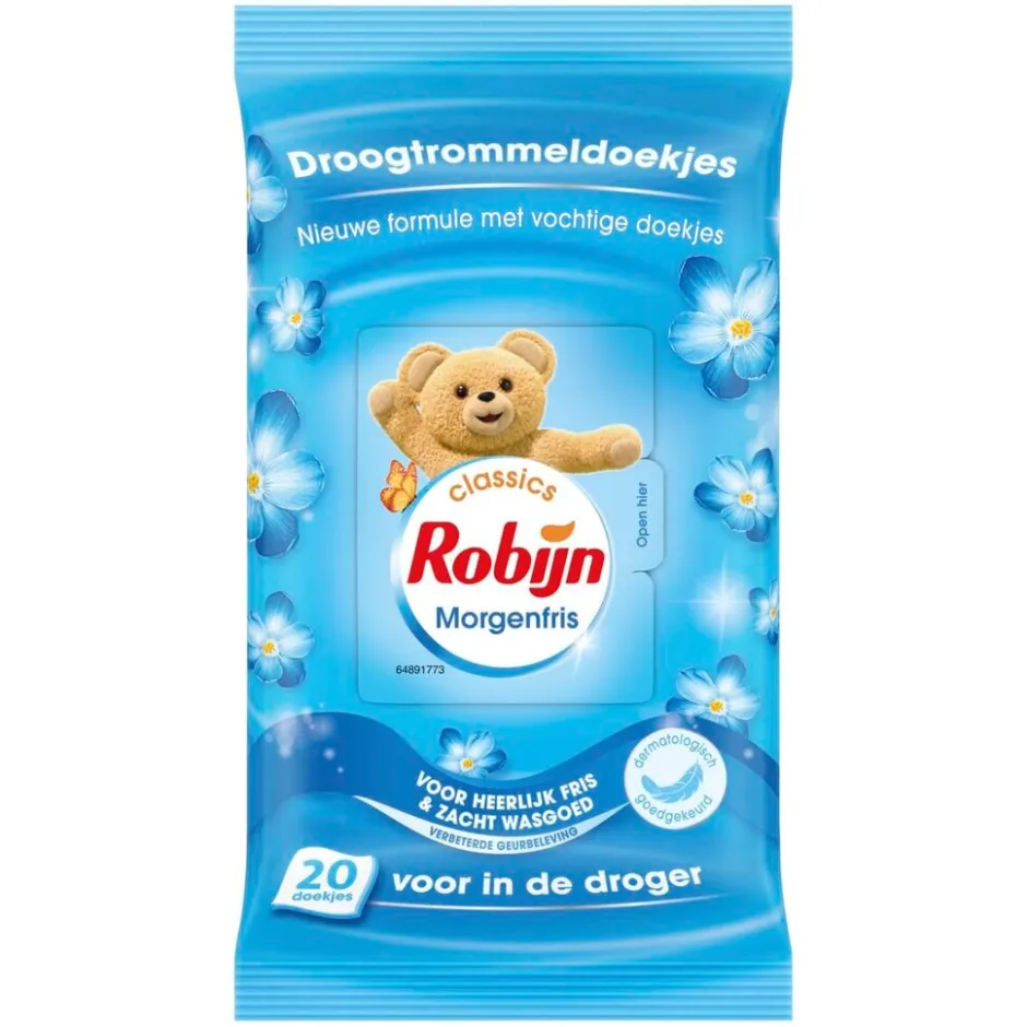 Robijn Intense Droogtrommeldoekjes< Wasparfum