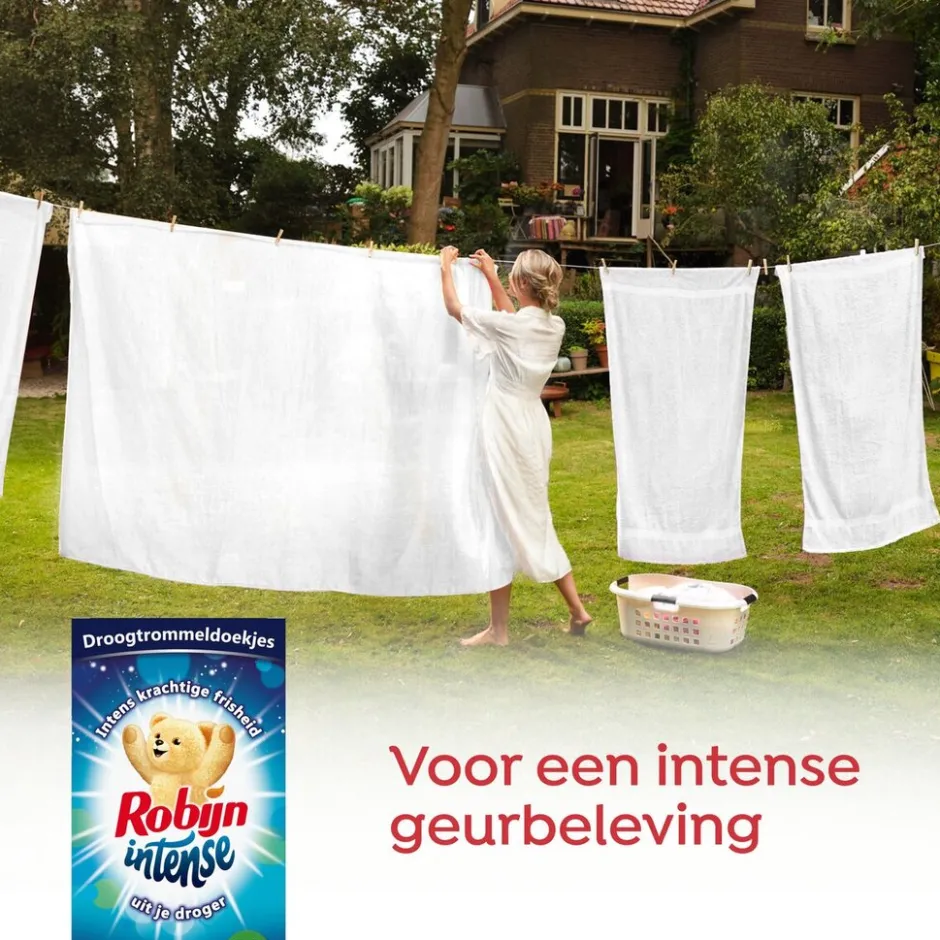 Robijn Intense Droogtrommeldoekjes< Wasparfum