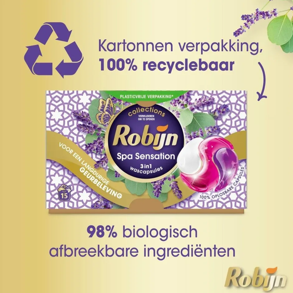Spa Sensation 3-in-1 Wascapsules|Robijn