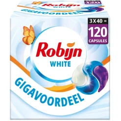 Robijn Stralend Wit 3-in-1 Wasmiddelcapsules< Wasmiddel