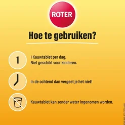 Gebufferde Vitamine C 500mg Kauwtabletten|Roter Sale