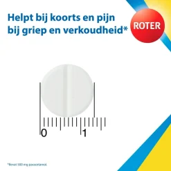 Roter Paracetamol 500mg Tabletten< Pijn