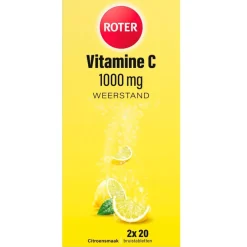 Roter Vitamine C 1000 mg Citroen Bruistabletten< Weerstand En Energie|Vitamines