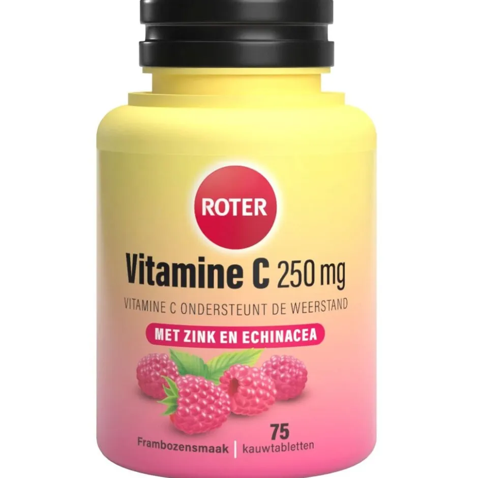 Vitamine C 250 mg Weerstand Tabletten|Roter Sale